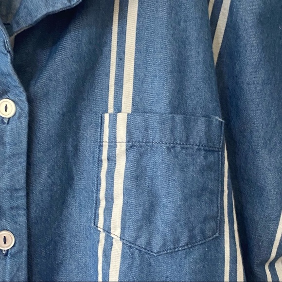 Walking‎ on Sunshine Box Stripe Woven Shirt - Picture 6 of 8